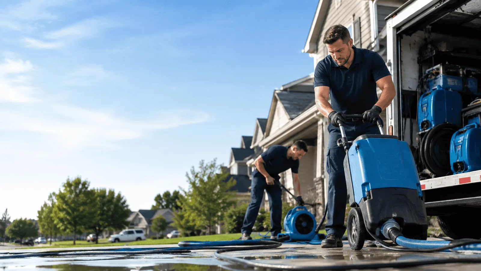 Structural Drying being performed in Sussex, NJ